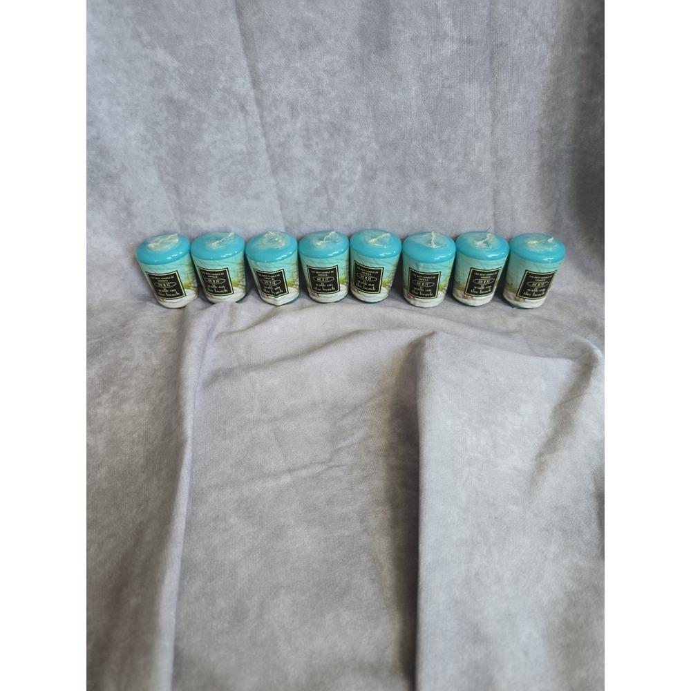 Lot Of Root Votive Candles "Walk on the Beach" Scent 2.1 oz 60g